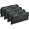 Corsair Dominator Platinum RGB DDR5-6400 RAM, CL32, XMP - 64GB Quad-Kit, black