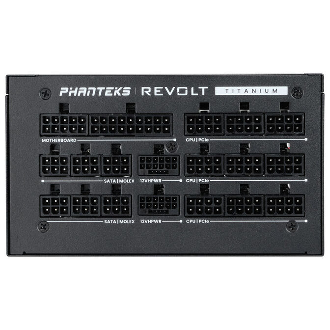 Phanteks Revolt 1600W Titanium, ATX 3.0, PCIe 5.0, vollmodular - 1600 Watt, schwarz image number 6
