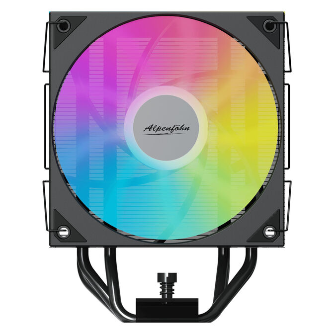 Alpenf&ouml;hn Matterhorn 2 Aurora Black CPU-K&uuml;hler, 200 W TDP, 120-mm-PWM-L&uuml;fter, ARGB - schwarz image number 2