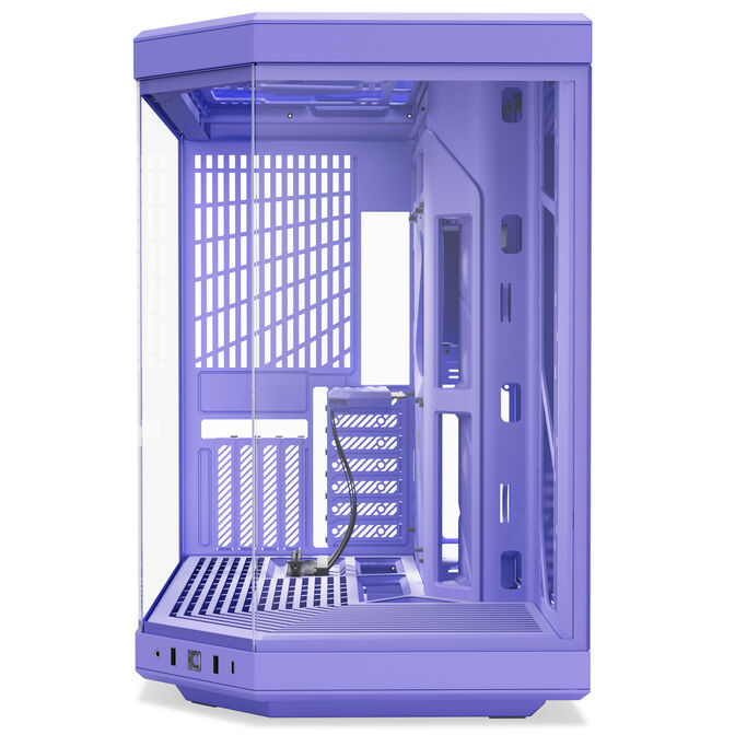 Hyte Y70 Midi-Tower, Tempered Glass - Taro Milk image number 1