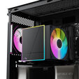 Alpenf&ouml;hn Matterhorn 2 Aurora Max CPU Cooler, 250 W TDP, Dual-Tower, 2x 120 mm PWM, ARGB &ndash; Black image number null