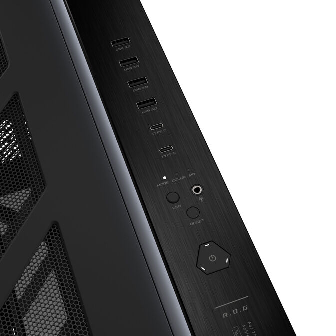 ASUS ROG Cronox GR801 PC-Geh&auml;use, Big-Tower, E-ATX, ARGB, Tempered Glass - schwarz image number 11