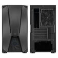 SilverStone Fara V1M Pro Micro-ATX case, ARGB, Tempered Glass - black image number null