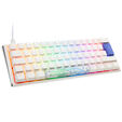 Ducky One 3 Classic Pure White Mini Gaming Keyboard, RGB LED - MX-Clear image number null