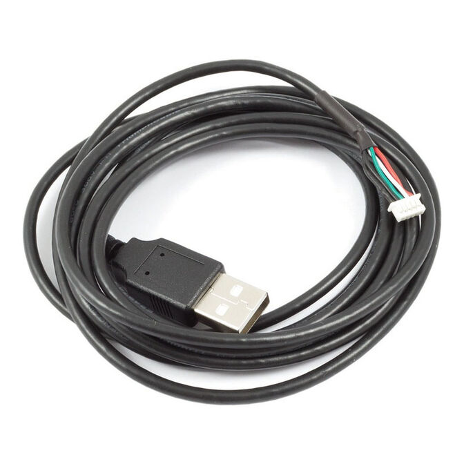 aqua computer USB-Kabel (Typ-A) auf Miniaturstecker VISION - 200cm image number 0