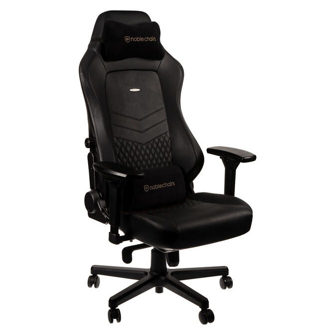 noblechairs HERO Echtleder Gaming Stuhl - schwarz/schwarz image number 7