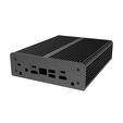 Akasa Newton AC3 UCFF case for Intel NUC 13 Pro with i3, Fanless - black image number null