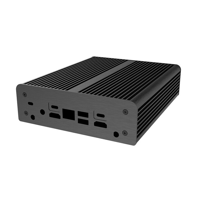 Akasa Newton AC3 UCFF case for Intel NUC 13 Pro with i3, Fanless - black image number 3