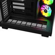 Thermaltake View 380 XL WS ARGB PC Case, Mid Tower, ATX, ARGB, Tempered Glass - Black image number null