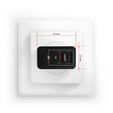 AXAGON ACU-QS24 Ladeger&auml;t, 2x USB-A, QC3.0/Smart 5V 1,2A, 24W - schwarz image number null