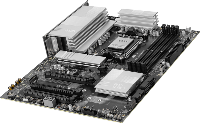 MSI PRO B850-P WiFi Mainboard, Sockel AM5, AMD B850, ATX, DDR5 image number 2