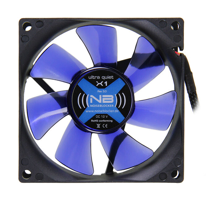 Noiseblocker BlackSilent Fan X1 - 80mm image number 1