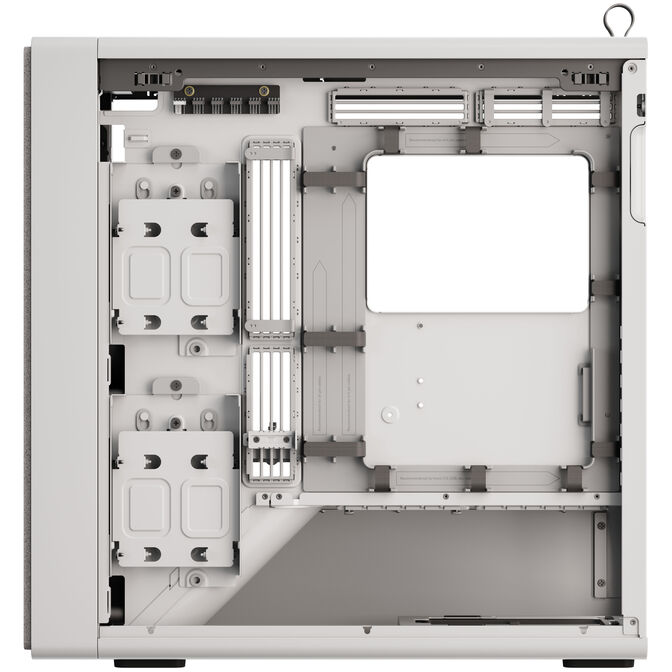 HAVN BF 360 PC Case, Midi Tower, E-ATX, Tempered Glass - White image number 6