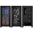 Corsair FRAME 4000X RS PC Case, Mid-Tower, E-ATX - 4x RS120 Fans, black image number null