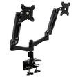 SilverStone SST-ARM22BC Dual Monitorhalterung - schwarz image number null