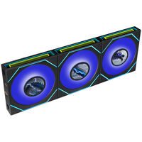 Lian Li UNI FAN SL-INF LCD FLEX Wireless L&uuml;fter, ARGB und LCD - 120mm, schwarz, 3er-Pack mit Controller