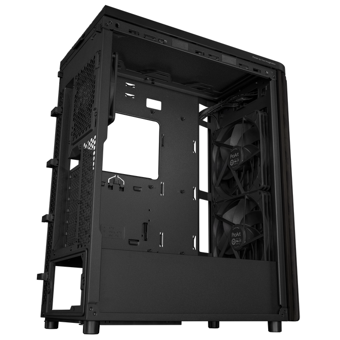 ASUS ProArt PA401 Wood Edition PC-Geh&auml;use, Midi-Tower,  ATX, Tempered Glass - schwarz image number 12