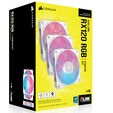 Corsair iCUE LINK RX120 RGB Series, PWM Fan 3-Pack - 120mm, white image number null