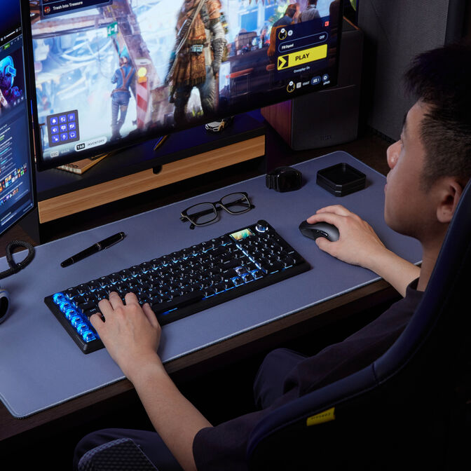 Corsair Vanguard Air 99 Wireless Gaming Keyboard, optical-mechanical, low profile, 8K polling, DE layout - black image number 22