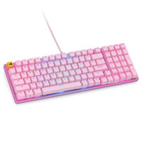 Glorious GMMK 2 Full-Size Tastatur - Fox Switches, ANSI-Layout, pink
