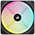 Corsair iCUE LINK QX140 RGB Series, PWM Fan - 140mm, black image number null