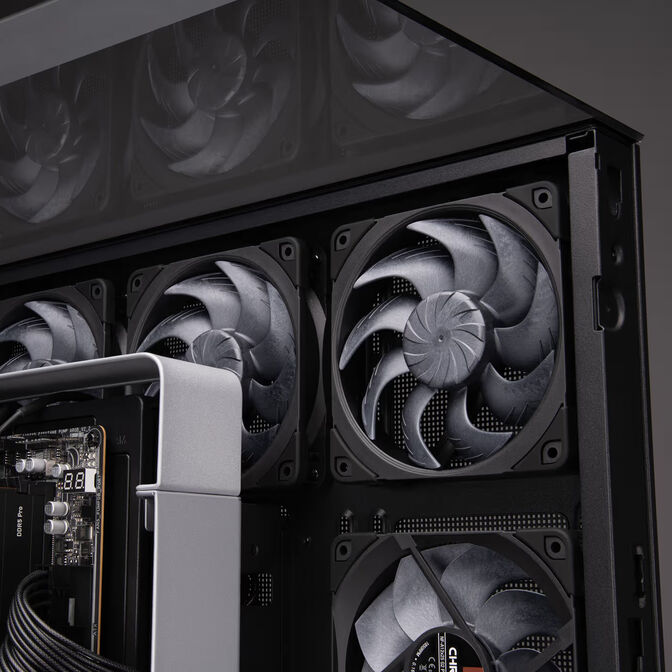NOCTUA NF-A12x25 G2 PWM Fan - 120mm, chromax/black image number 7