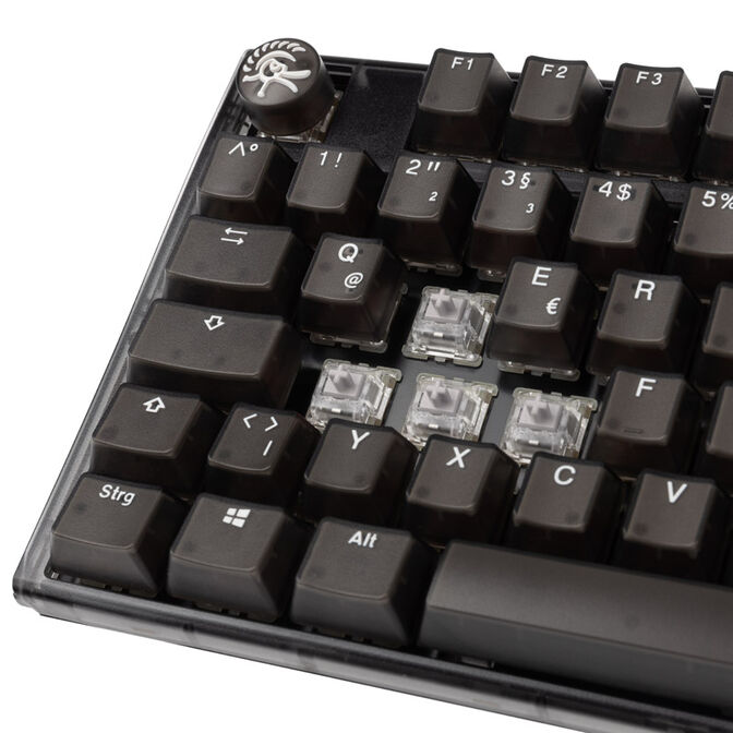 Ducky One 3 Aura Black TKL Gaming Keyboard, RGB LED - MX-Speed-Silver image number 4