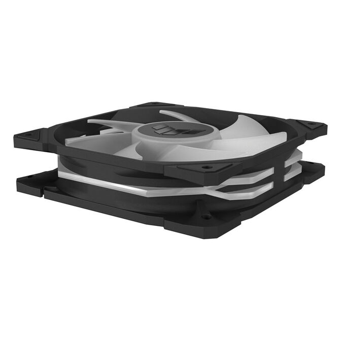 ASUS TUF Gaming TR120, PWM ARGB Fan 3-Pack - 120mm, black image number 3
