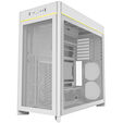 Montech HS01 PC-Geh&auml;use, Midi-Tower, ATX, aRGB, Tempered Glass - wei&szlig; image number null