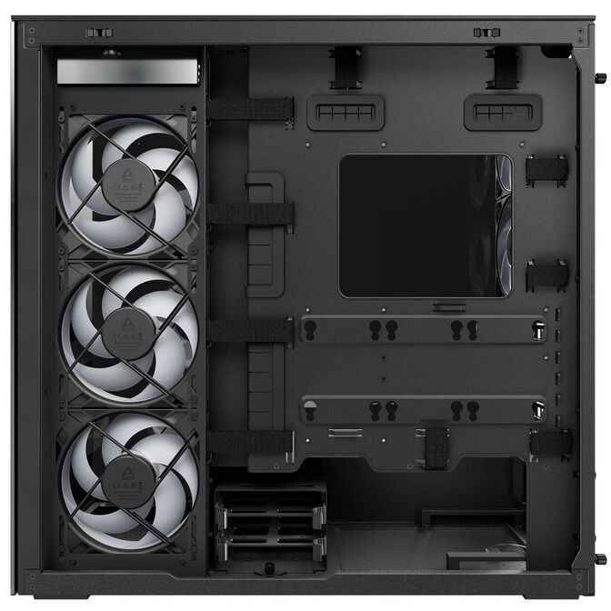 ARCTIC Xtender PC-Geh&auml;use, Midi-Tower, E-ATX, RGB, Tempered Glass - inklusive vertikaler GPU-Halterung & Riser-Kabel, schwarz image number 5