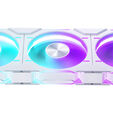 PHANTEKS D30 PWM Reverse Airflow D-RGB L&uuml;fter - 120mm, wei&szlig; image number null