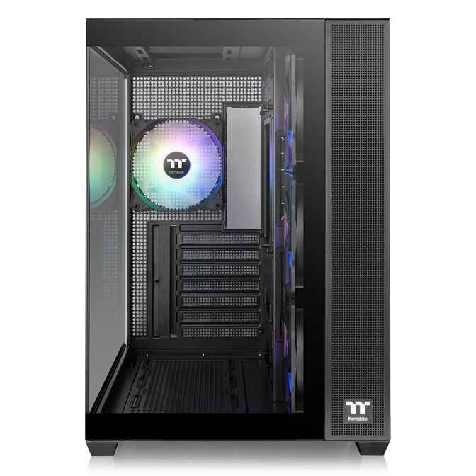 Thermaltake View 380 TG ARGB PC Case, Mid Tower, ATX, ARGB, Tempered Glass - Black image number 12