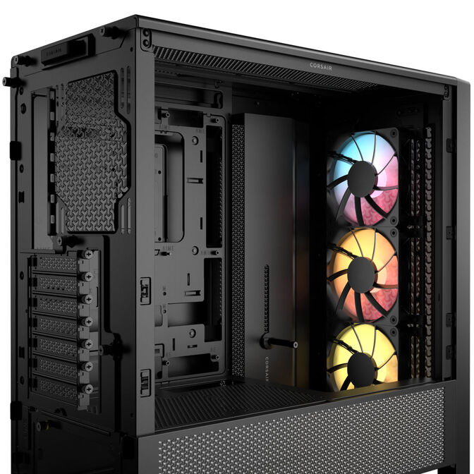 Corsair Frame 4000D RS ARGB PC-Geh&auml;use, Midi-Tower, E-ATX, RGB, Tempered Glass - schwarz image number 2