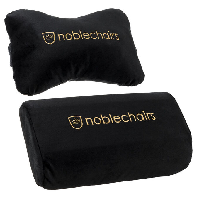 noblechairs Pillow Set for EPIC/ICON/HERO/LEGEND - black/gold image number 0