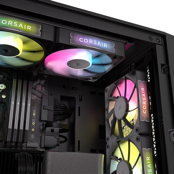 Corsair iCUE LINK RX120 RGB Series, PWM Fan - 120mm, black image number 9