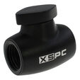 XSPC G1/4 Kugelhahn - Messing, Matt-Schwarz image number null