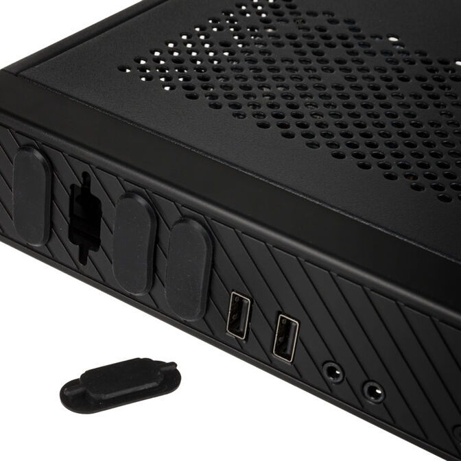 Akasa Cypher SPX Thin Mini-ITX Geh&auml;use, OEM - schwarz image number 5