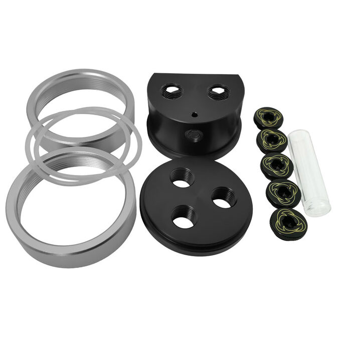 Singularity Computers Protium Ausgleichsbeh&auml;lter 200mm - Acetal, schwarz/silber image number 5