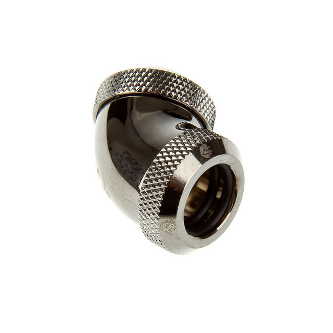 Bitspower Multi-Link Adapter 60 Grad 12mm AD auf 12mm AD Hardtube - schwarz gl&auml;nzend image number 0