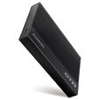 AXAGON EE25-GTR USB-C 3.2 Gen 2 - SATA 6G, 2.5" externes Festplattengeh&auml;use, geriffelt - schwarz image number null