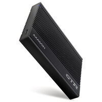 AXAGON EE25-GTR USB-C 3.2 Gen 2 - SATA 6G, 2.5" externes Festplattengeh&auml;use, geriffelt - schwarz
