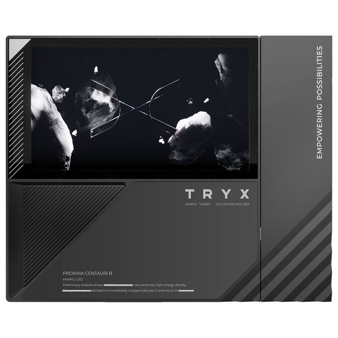 TRYX TURRIS T620 CPU-Luftk&uuml;hler, Dual-Tower, mit 5-Zoll-Display - 120mm, schwarz image number 4