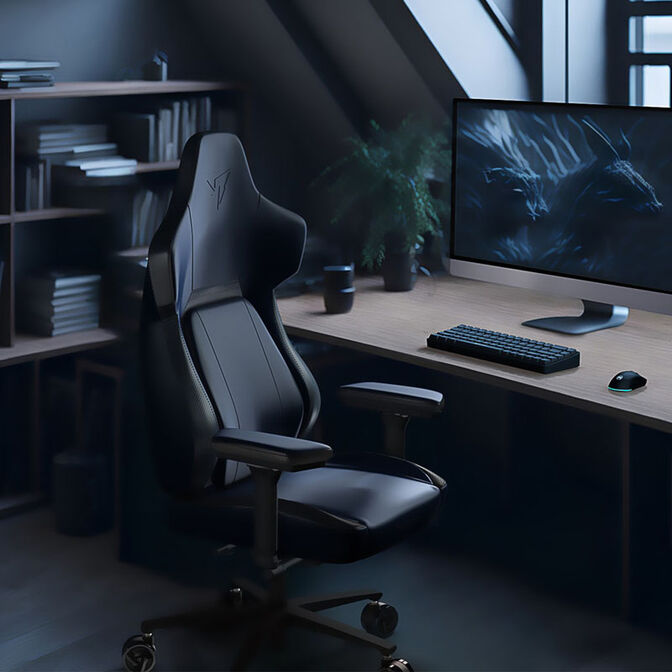 ThunderX3 CORE Modern Ergonomic Gaming Chair - Black image number 7
