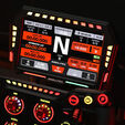 SOELPEC XR-7 Display, sim racing touchscreen, RGB telemetry - black image number null
