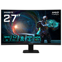 GIGABYTE GS27QCA, 27 Zoll QHD Curved-Monitor, 180Hz, VA-Panel, Adaptive-Sync