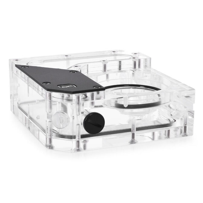 Alphacool Rise Flat Reservoir 120mm D5 Expansion Tank image number 2