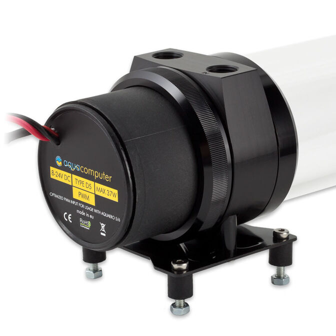 aqua computer ULTITUBE D5 200 reservoir with D5 PWM pump image number 4