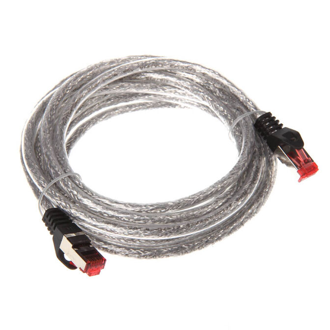 InLine Patch Cable Cat.6, S/FTP (PiMf), 250MHz, transparent - 3m image number 1