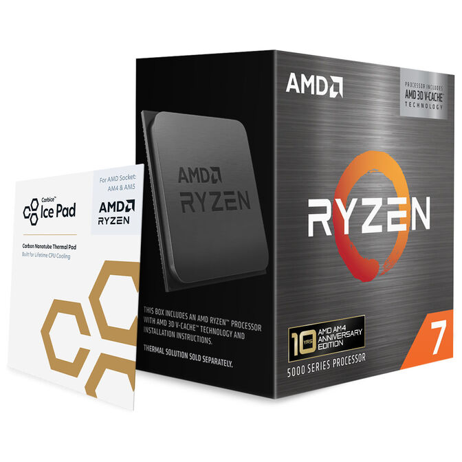 AMD Ryzen 7 5800X3D 4.5 GHz AM4 10 Years Anniversary Edition - boxed, without cooler image number 3