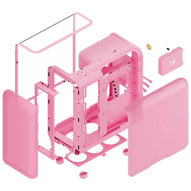 HYTE X50 Midi Tower - Strawberry Milk image number 10